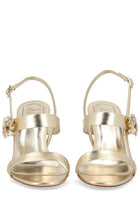 Roger Vivier Women's Efflorescence Sandals Gold, view 3
