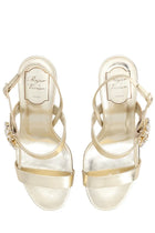 Roger Vivier Women's Efflorescence Sandals Gold, view 5