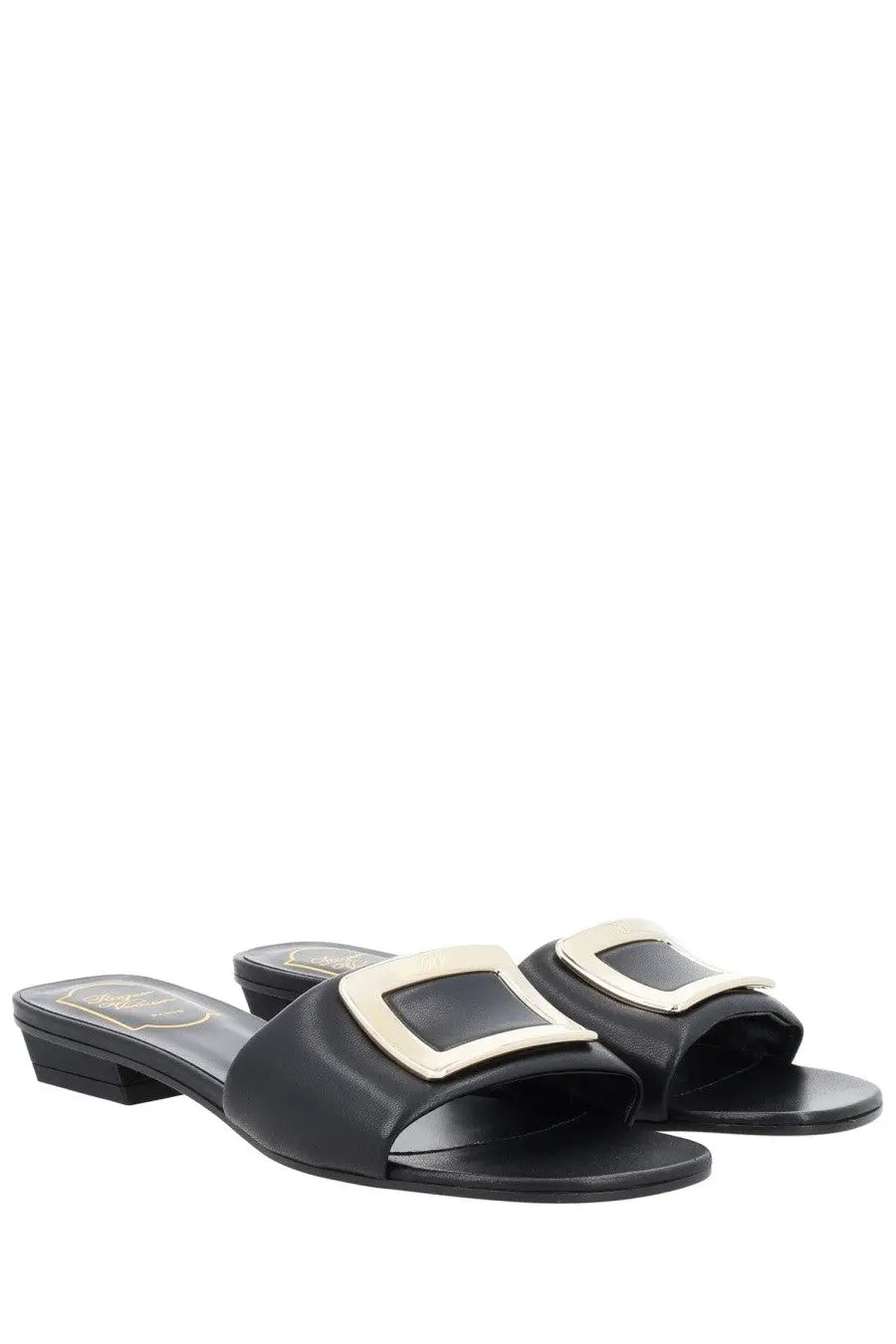 Roger Vivier Women's Mule Belle Sandals Black, view 2