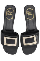Roger Vivier Women's Mule Belle Sandals Black, view 5