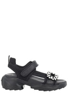 Roger Vivier Women's Viv on the Run Sandals Black