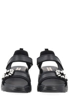 Roger Vivier Women's Viv on the Run Sandals Black, view 3