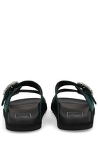 Roger Vivier Women's Slidi Viv Sandal Green, view 4