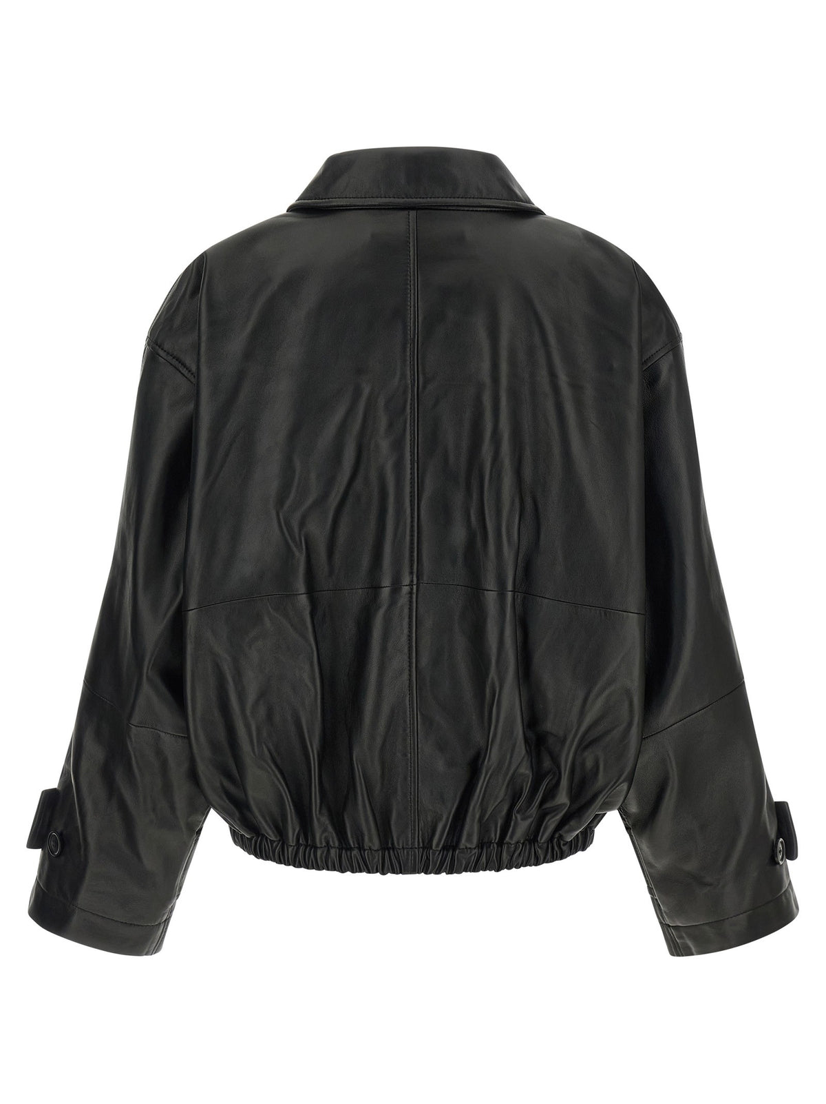 Rohe Blouson Leather Jacket Black, view 2