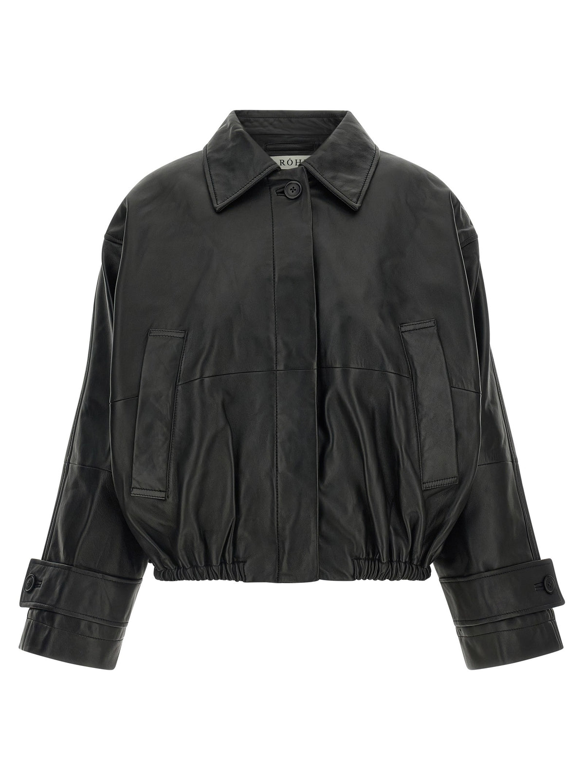 Rohe Blouson Leather Jacket Black