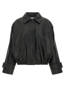 Rohe Blouson Leather Jacket Black