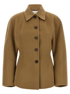 Rohe Sculptural Jacket Brown