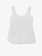 Rohe Women's Voluminous Peplum Cotton Tank Top White