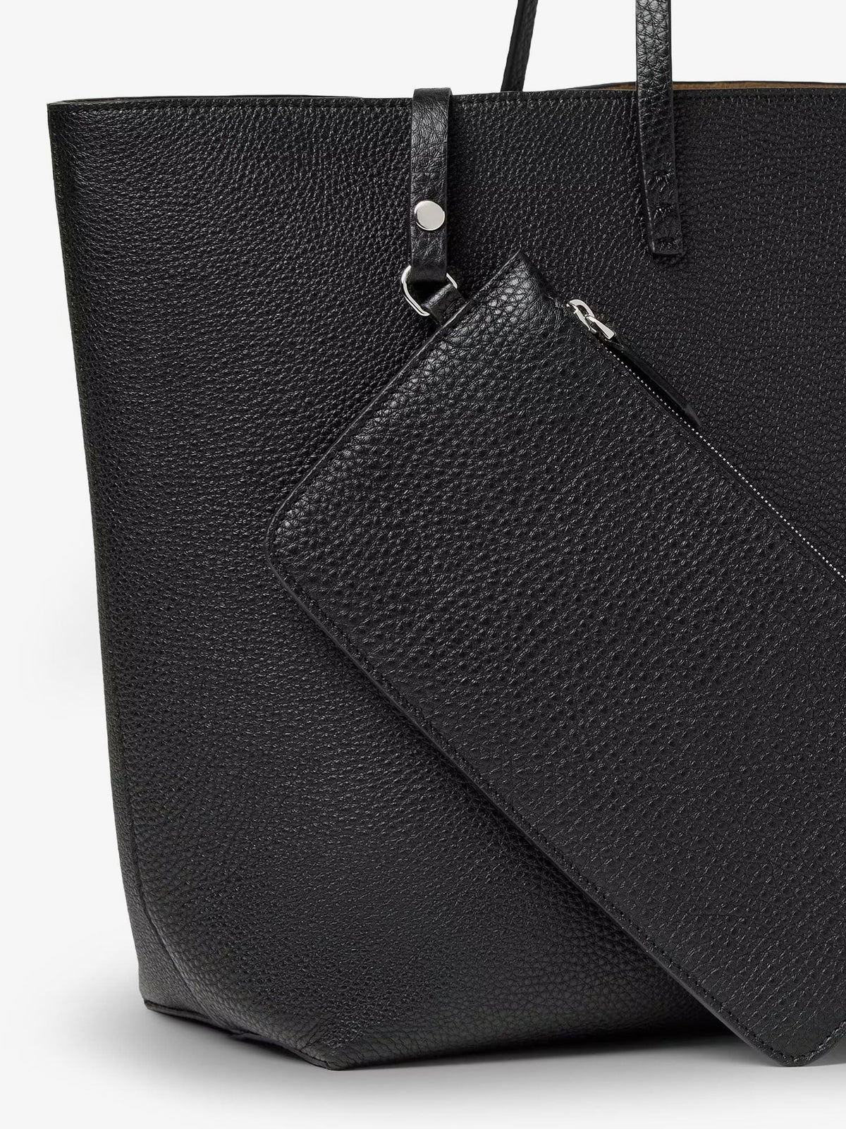 Fendi Women's Roll Large Roman Leather Shopper Black
