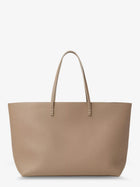 Fendi Women's Roll Medium Leather Shopping Bag Beige