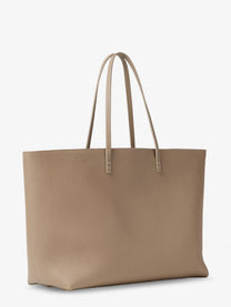 Fendi Women's Roll Medium Leather Shopping Bag Beige