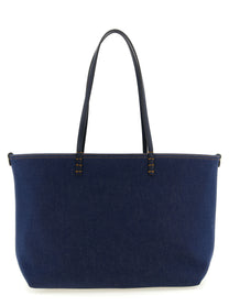 Fendi Roll Medium Reversible Shopping Bag Blue