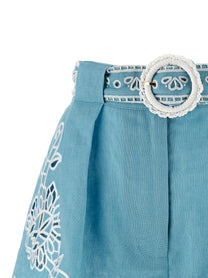 FARM Rio Romantic Richelieu Shorts Blue