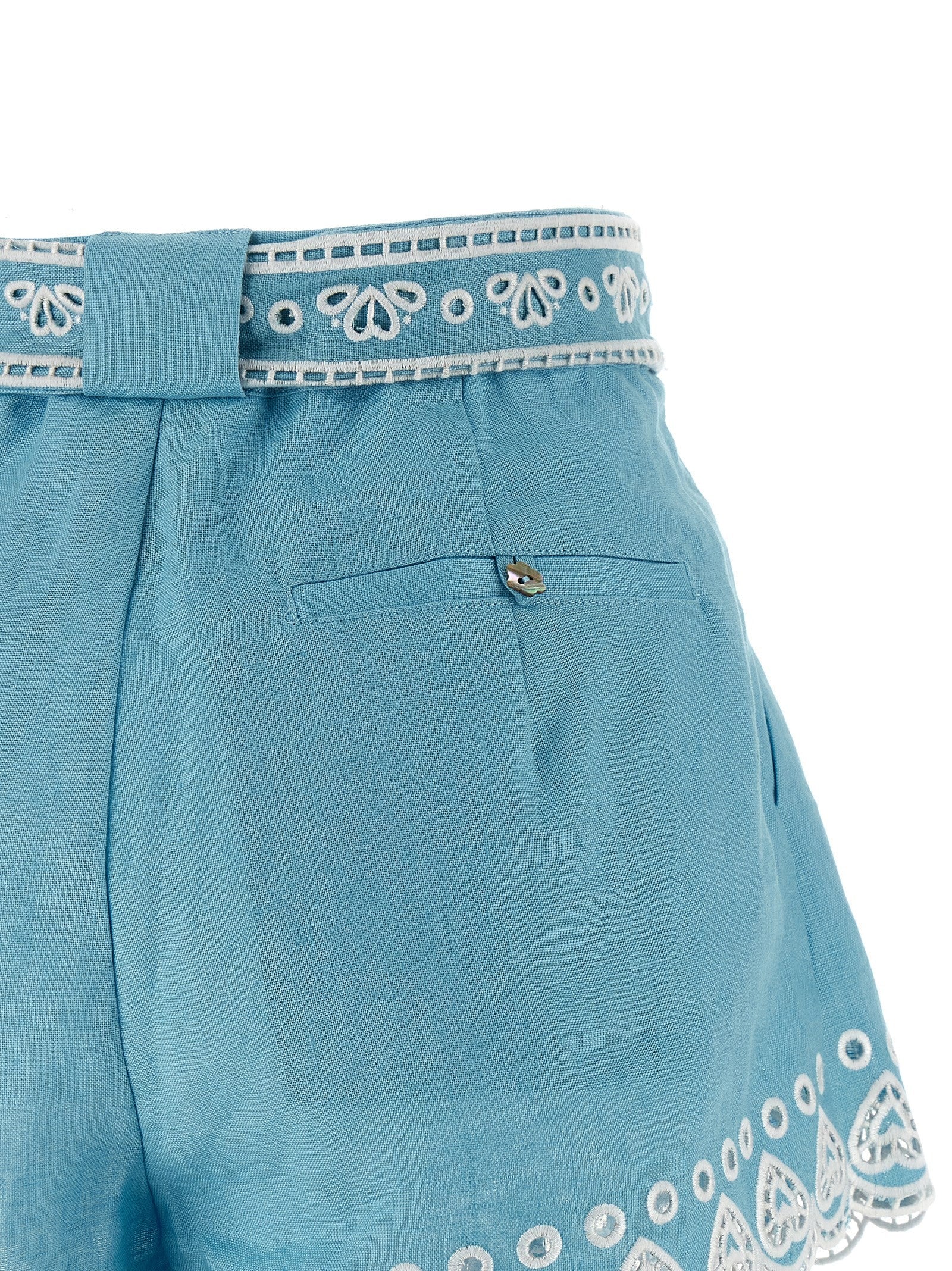 FARM Rio Romantic Richelieu Shorts Blue