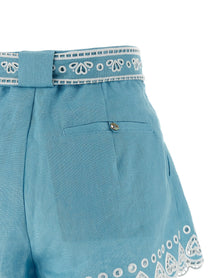 FARM Rio Romantic Richelieu Shorts Blue