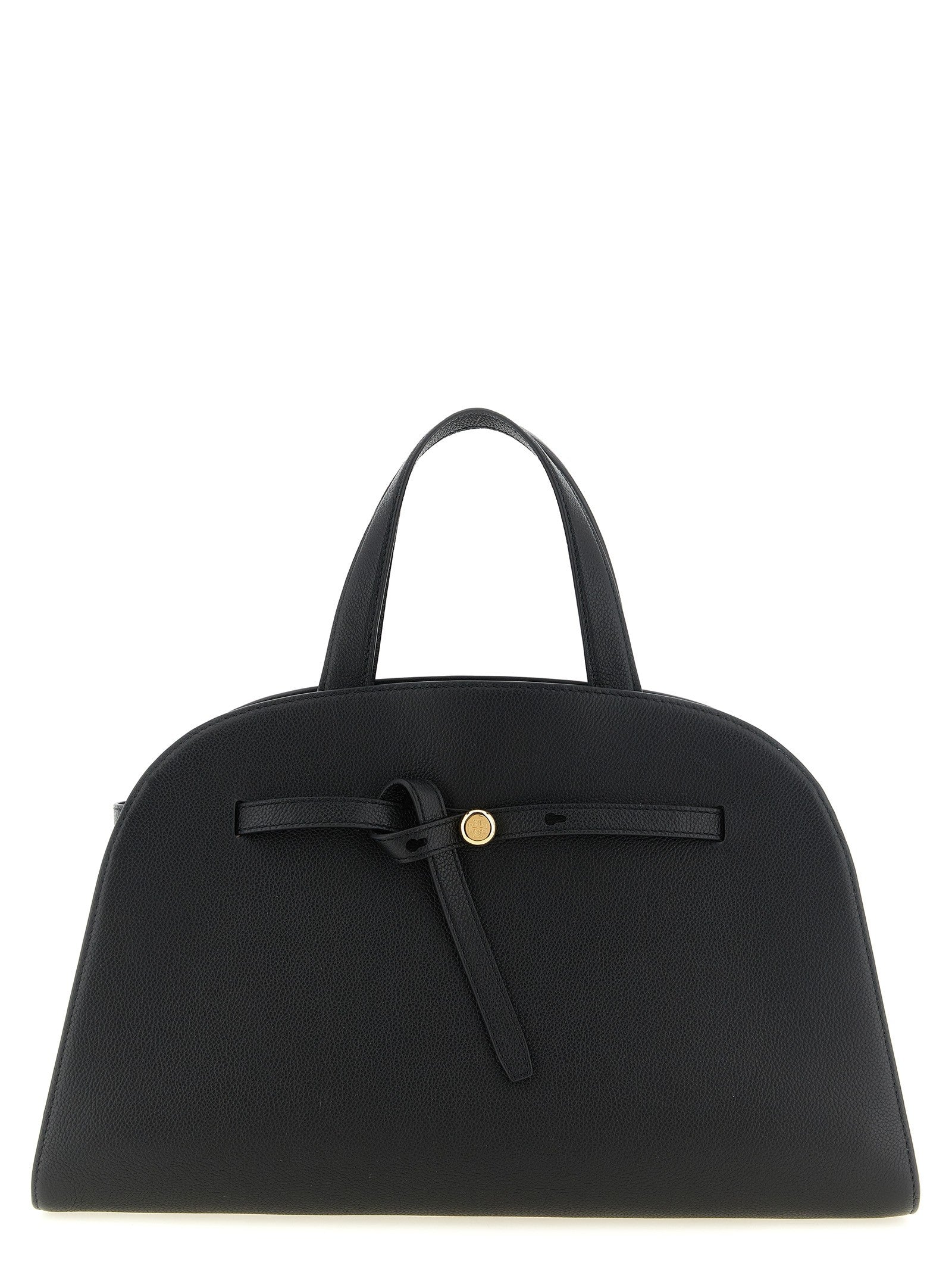Tory Burch Romy Bauletto Handbag Black