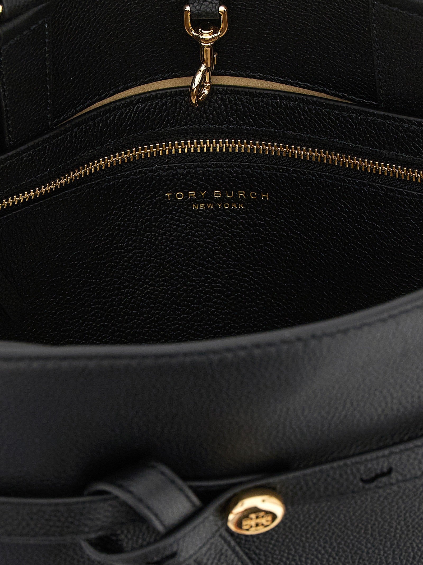 Tory Burch Romy Bauletto Handbag Black