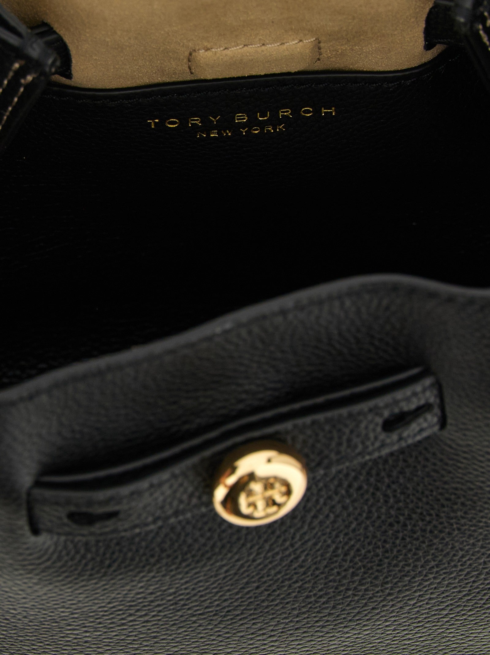 Tory Burch Women's Romy Mini Leather Shoulder Bag Black
