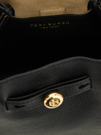Tory Burch Women's Romy Mini Leather Shoulder Bag Black
