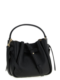 Tory Burch Women's Romy Mini Leather Shoulder Bag Black
