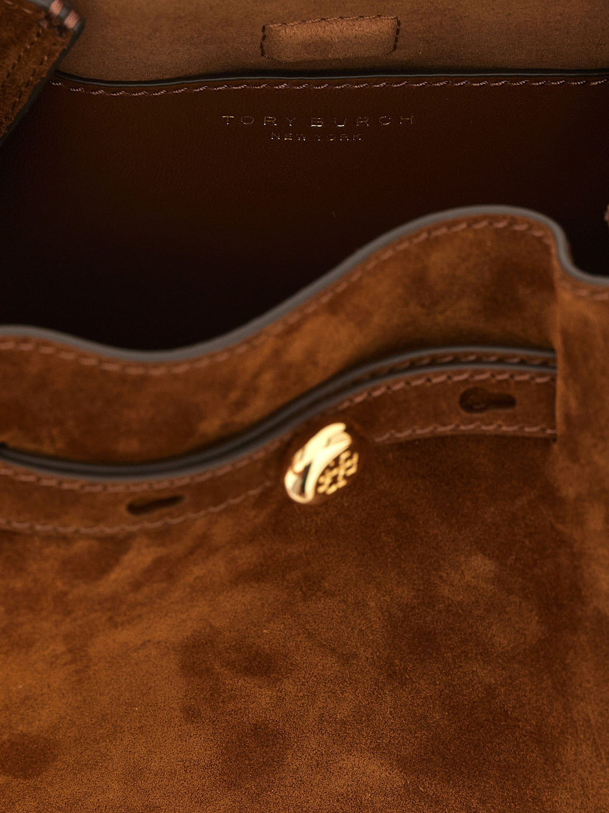 Tory Burch Romy Bucket Bag Brown