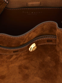 Tory Burch Romy Bucket Bag Brown