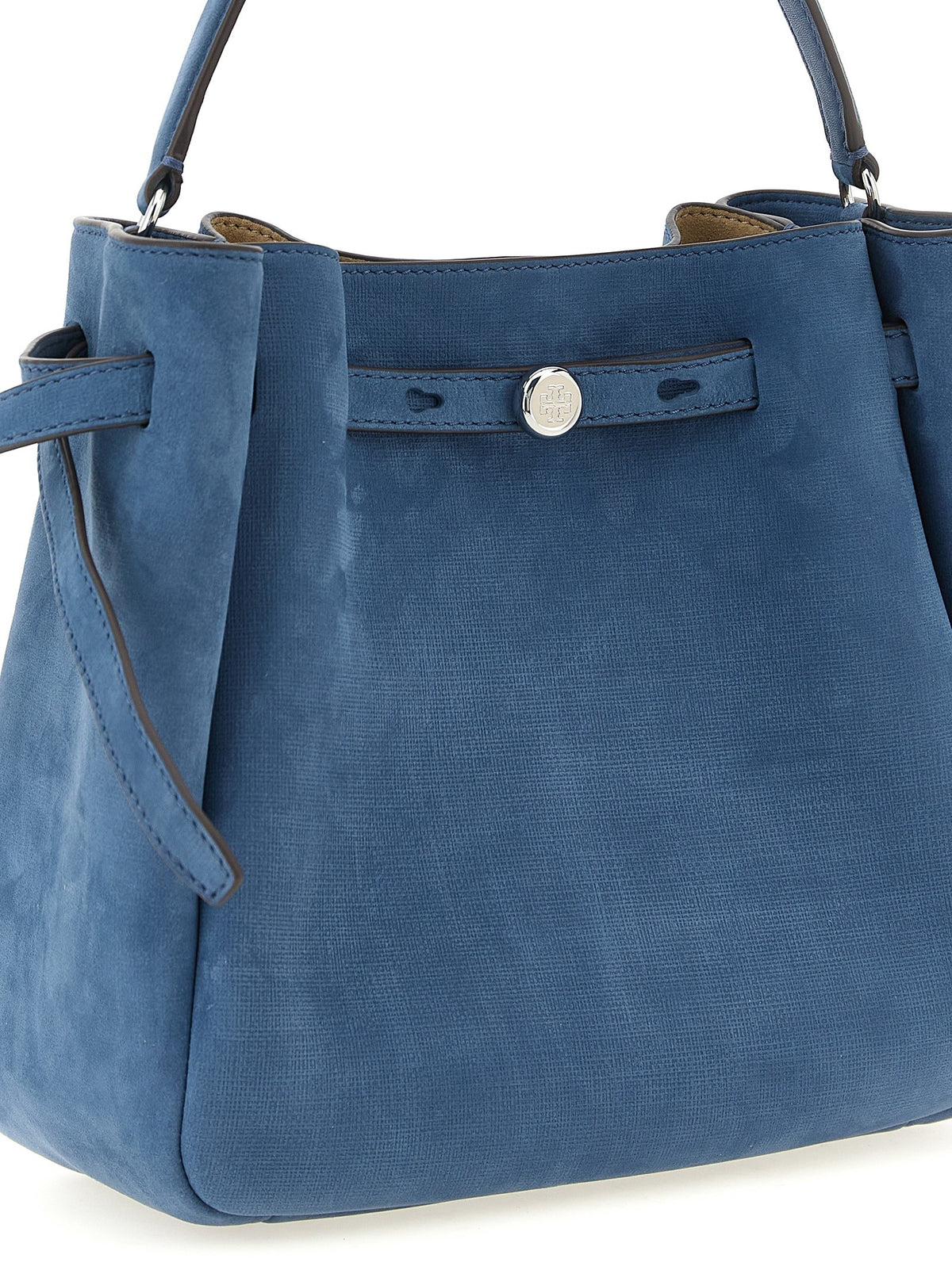 Tory Burch Romy Bucket Bag Blue, view 3
