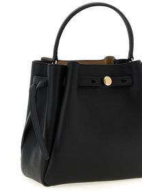 Tory Burch Women's Romy Leather Bucket Bag Black