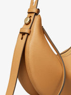 Tory Burch Women's Romy Half Moon Leather Shoulder Bag Brown