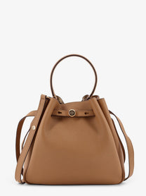 Tory Burch Women's Romy Leather Bucket Bag Brown