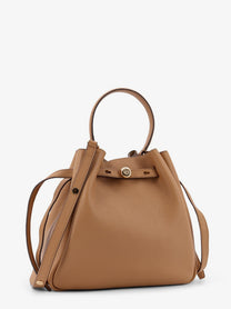 Tory Burch Women's Romy Leather Bucket Bag Brown, view 3