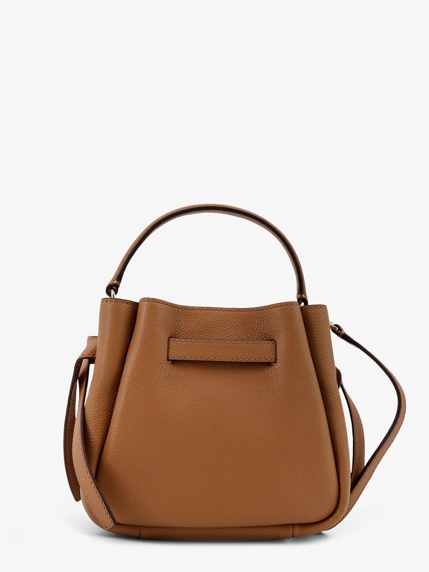 Tory Burch Women's Romy Mini Leather Crossbody Bag Brown