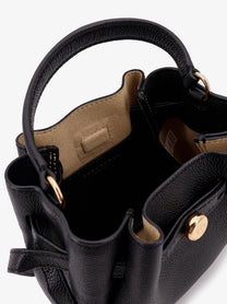 Tory Burch Women's Romy Mini Leather Shoulder Bag Black