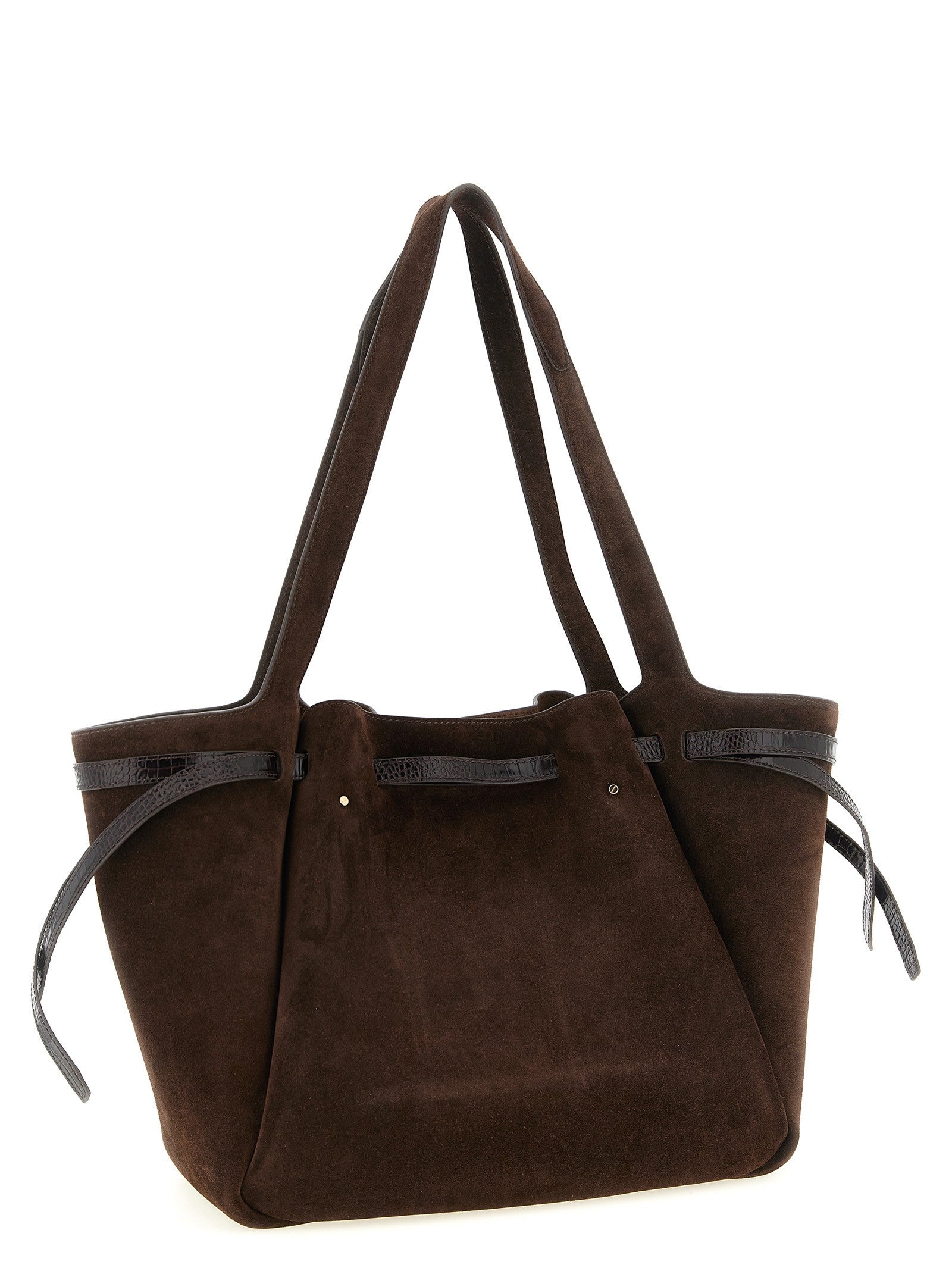 Tory Burch Romy Shopping Bag Brown