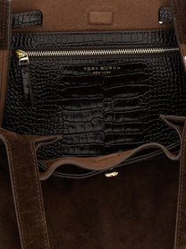Tory Burch Romy Shopping Bag Brown
