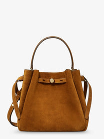 Tory Burch Women's Romy Suede Bucket Bag Beige