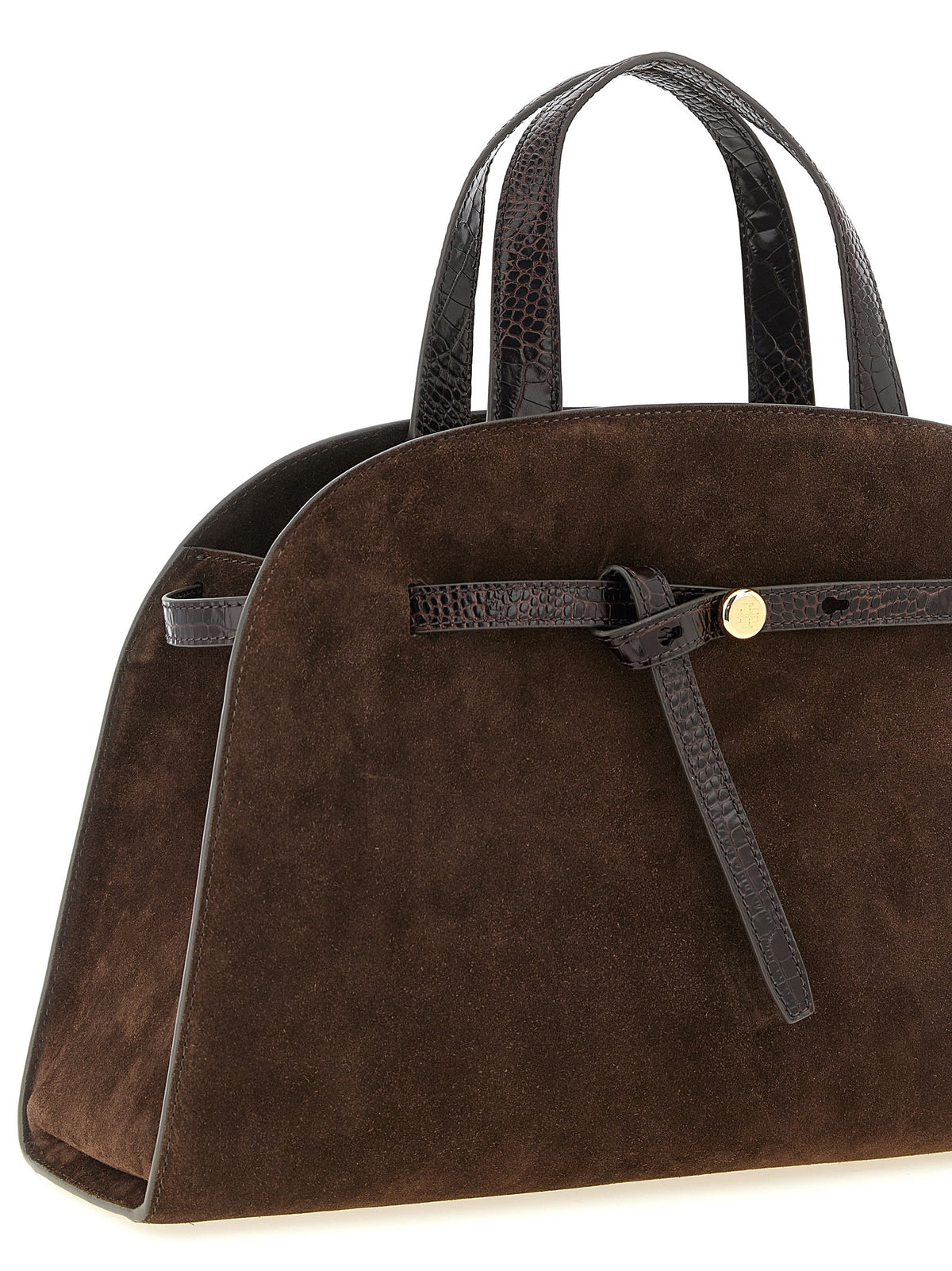 Tory Burch Romy Top Case Handbag Brown