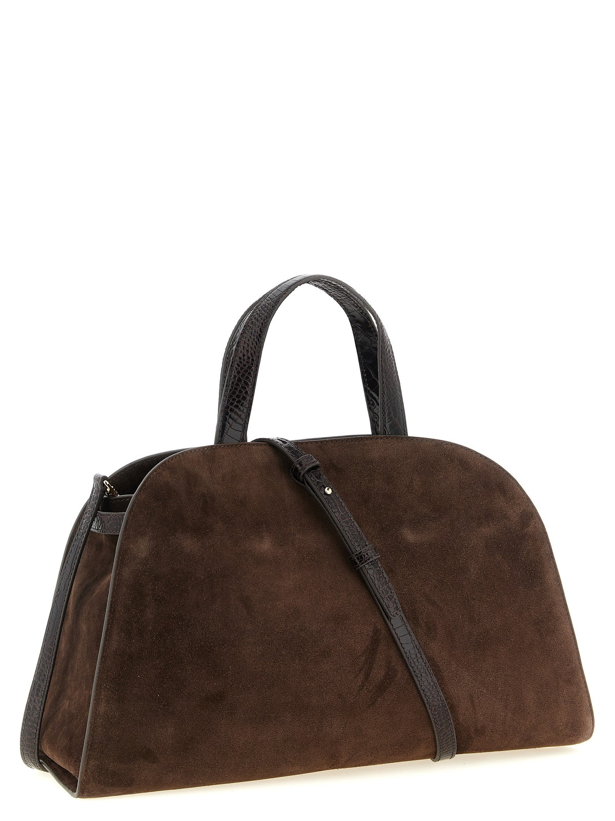 Tory Burch Romy Top Case Handbag Brown