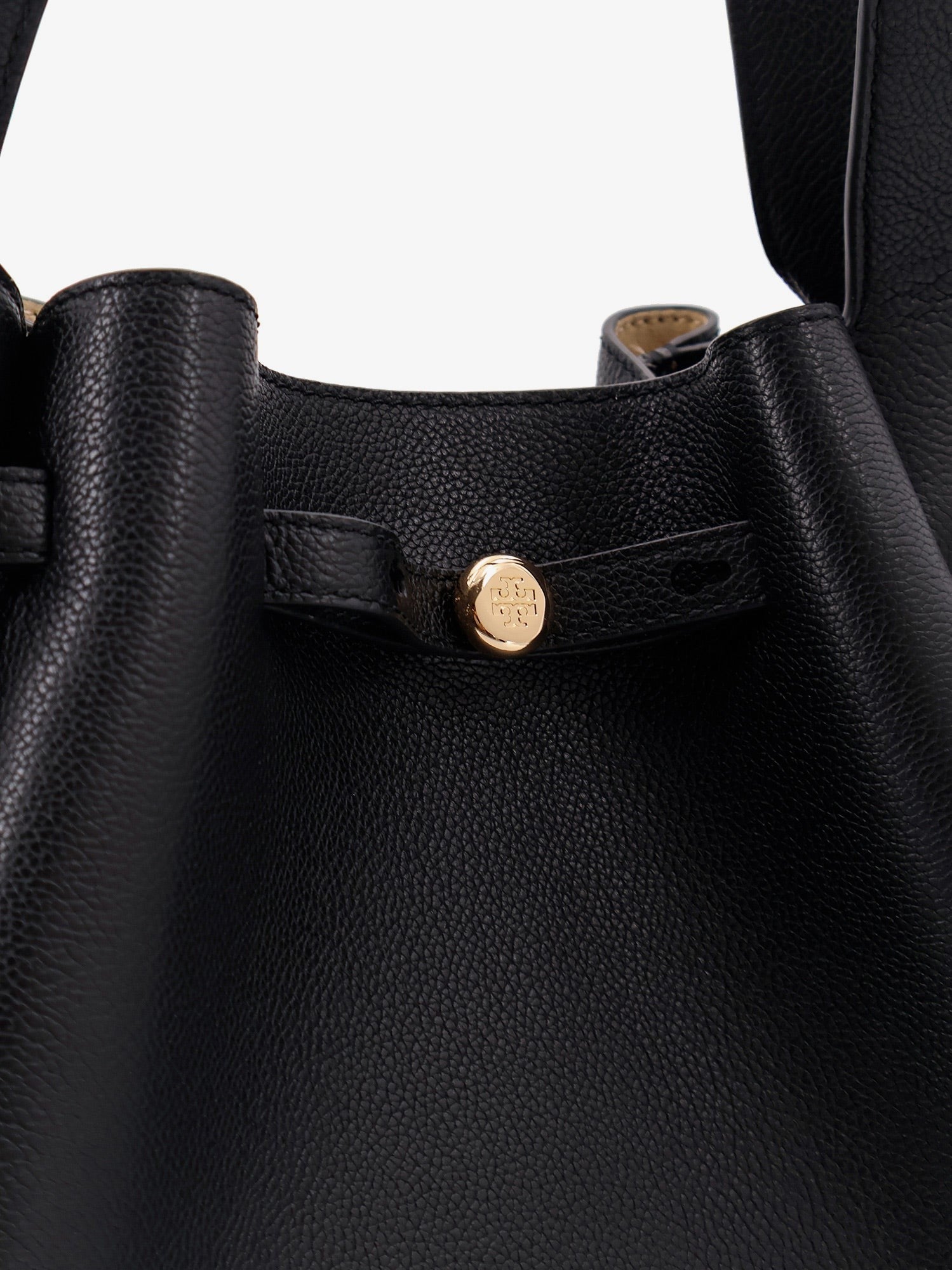 Tory Burch Women's Romy Tote Leather Shopping Bag Black