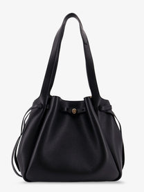 Tory Burch Women's Romy Tote Leather Shopping Bag Black
