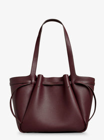 Tory Burch Women's Romy Tote Leather Shoulder Bag DARKCARMINE, view 2