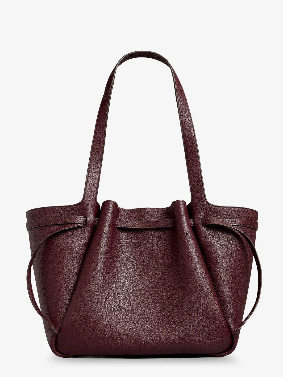 Tory Burch Women's Romy Tote Leather Shoulder Bag DARKCARMINE, view 2