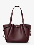 Tory Burch Women's Romy Tote Leather Shoulder Bag DARKCARMINE