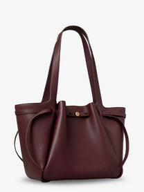 Tory Burch Women's Romy Tote Leather Shoulder Bag DARKCARMINE, view 3
