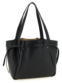 Tory Burch Romy Tote Shopping Bag Black