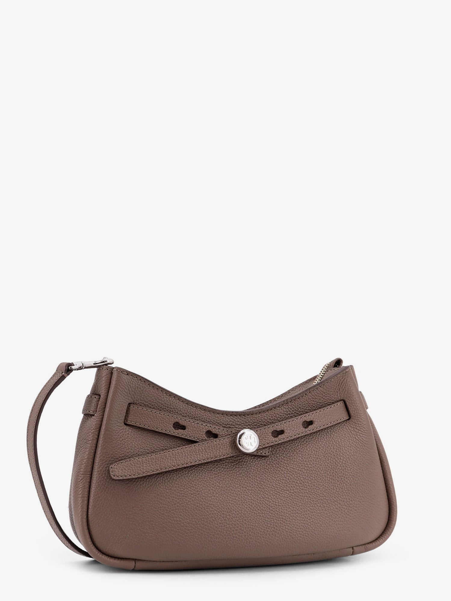 Tory Burch Women's Romy Zip Top Crossbody Bag Beige