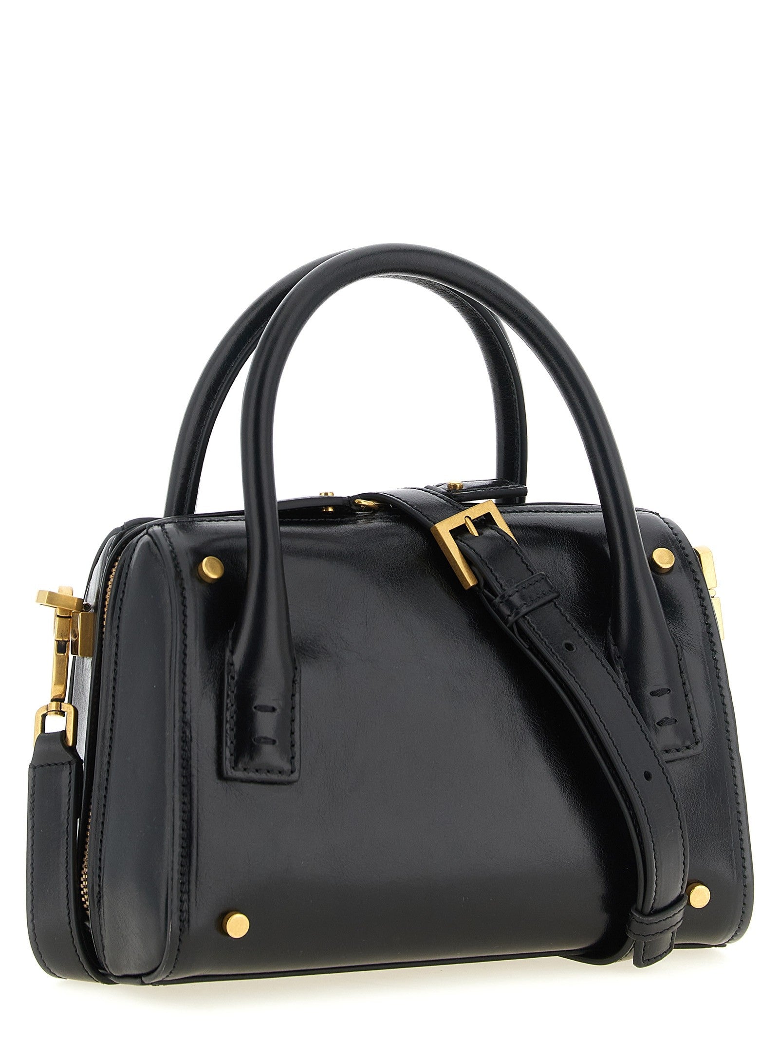 Versace Roomy Small Handbag Black