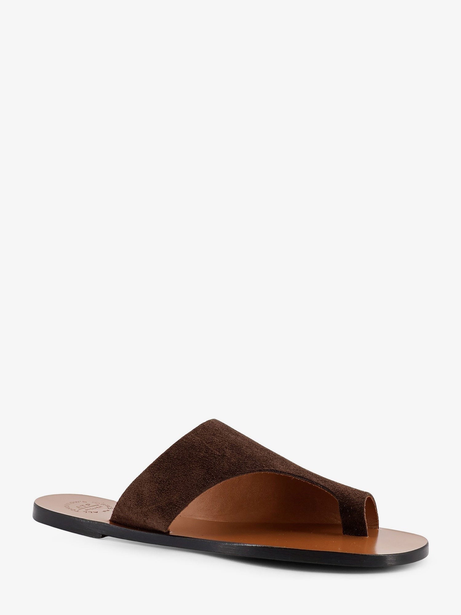 ATP Atelier Women's Rosa Suede Sandals Brown