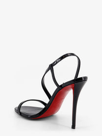 Christian Louboutin Women's Rosa Patent Leather Sandals Black