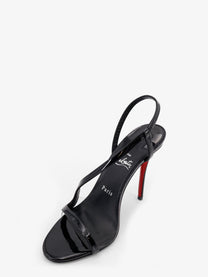 Christian Louboutin Women's Rosa Patent Leather Sandals Black